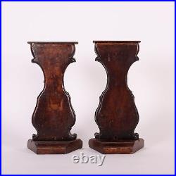 Pair of Baroque Wooden Carvings Italy XVIII Century