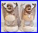 Pair of Happy Buddha Hands Up Whitewash 40cm (Hand Carved) RRP200