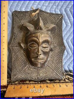 Pair of Vintage African Carved Wood Tribal Masks